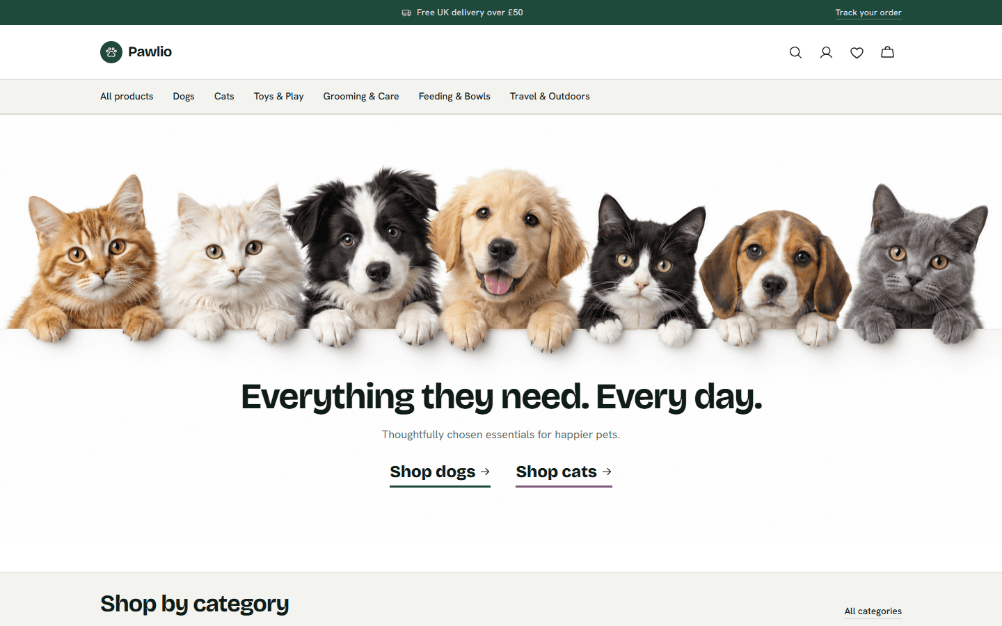 Pawlio Pet Store